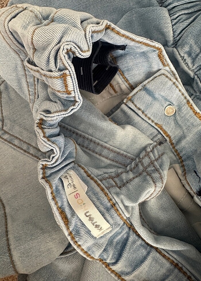 Jean şort - Görsel 3