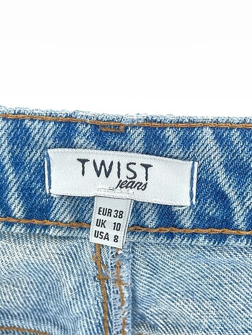 38 Beden mavi Renk Twist Jean / Kot %70 İndirimli.
