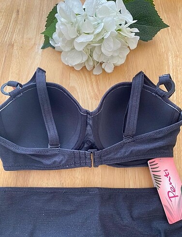 m Beden siyah Renk Penti üst 75 C alt M 38 beden bikini takımı