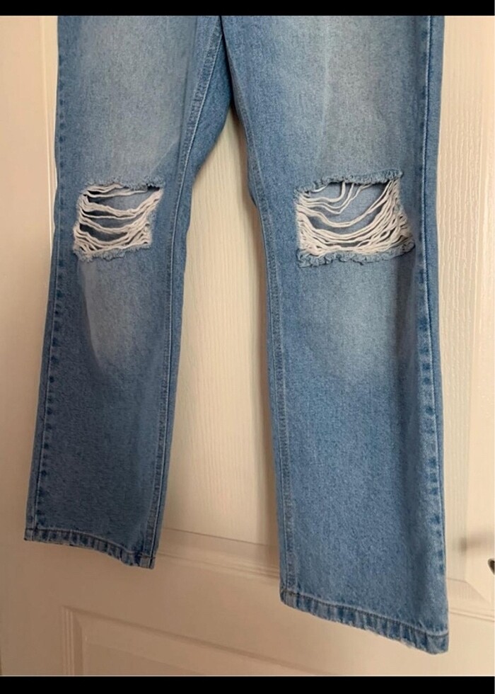 Düz kesim kot pantolon - Görsel 2