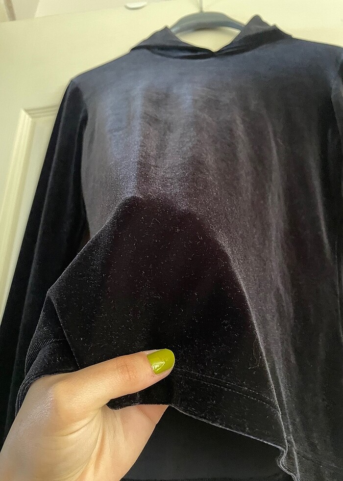 Kadife sweatshirt - Görsel 2