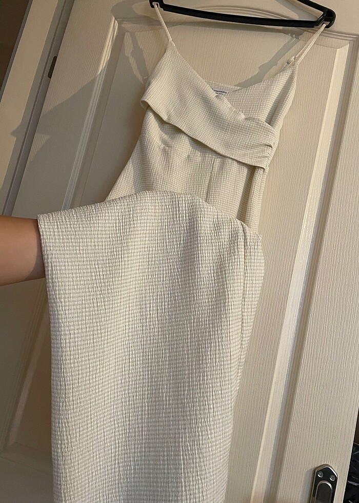 Krem casual/şık tulum - Görsel 4