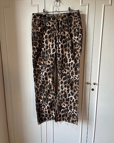 Diğer Leopar flare kot