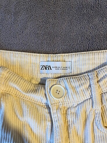 Zara Zara kadife bol paca pantolon