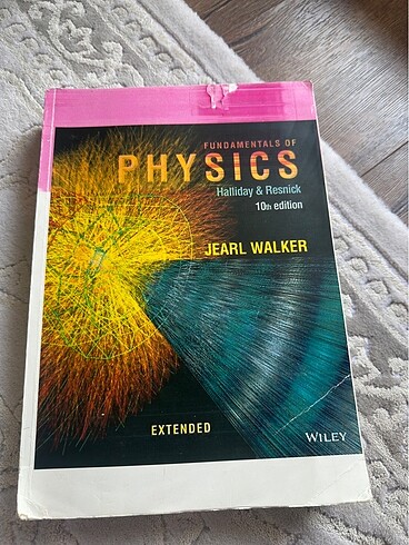 Fundamentals of physics üni fizik kitabı