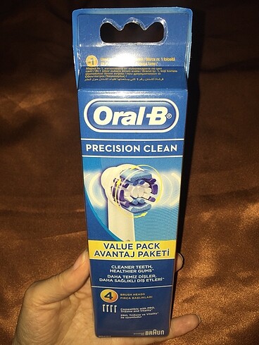 Braun Oral B şarjlı diş fırçası dörtlü başlık (sıfır)