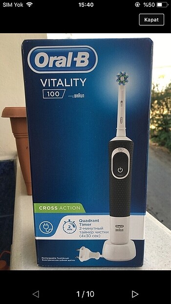 Braun Oral B Şarjlı Diş Fırçası