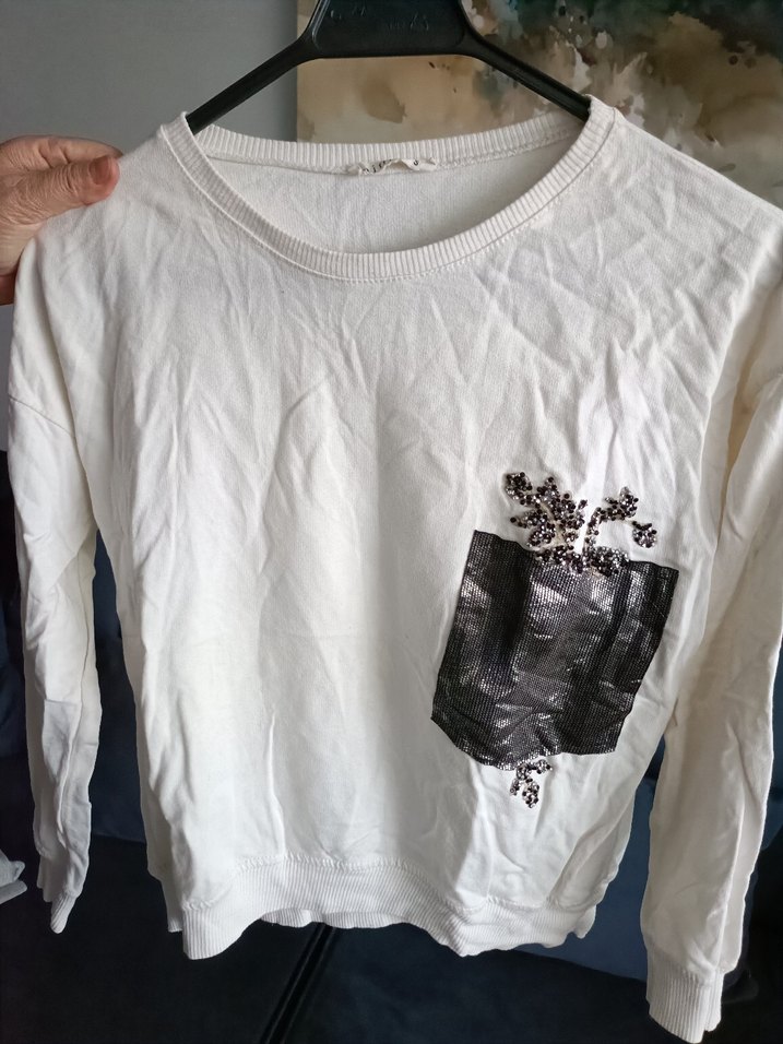 Nakışlı Payetli Tişört - Görsel 2