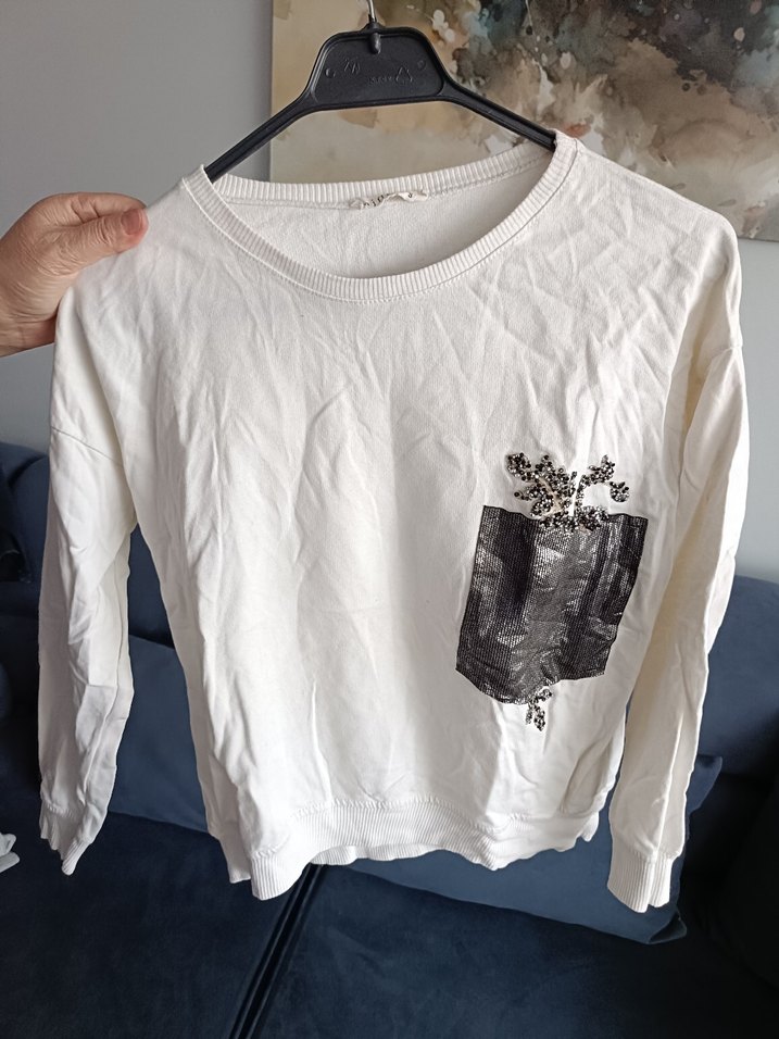 Nakışlı Payetli Tişört - Görsel 3