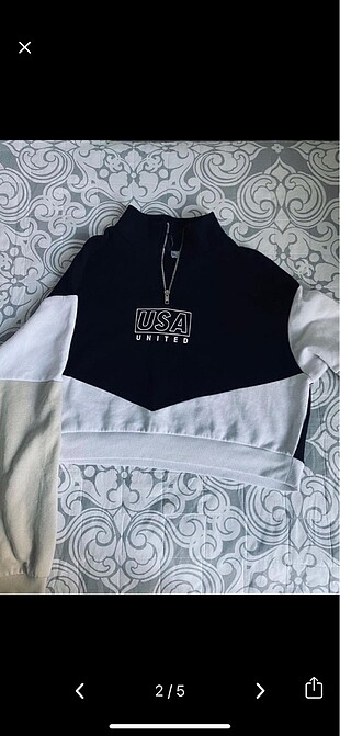 H&M kısa sweat