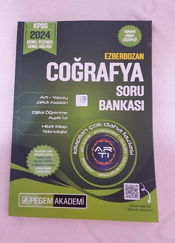 Ezberbozan KPSS coğrafya soru bankası pegem akademi