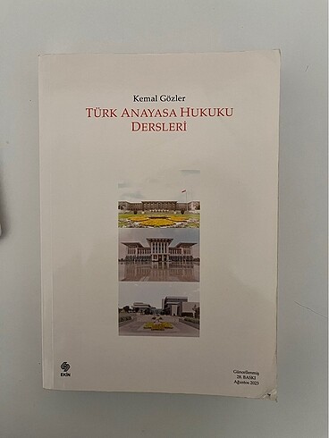 Kemal Gözler Türk Anayasa Hukuku Dersleri
