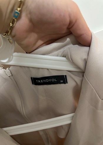 Kolsuz Midi Tulum, Bej, Kemerli - Görsel 2