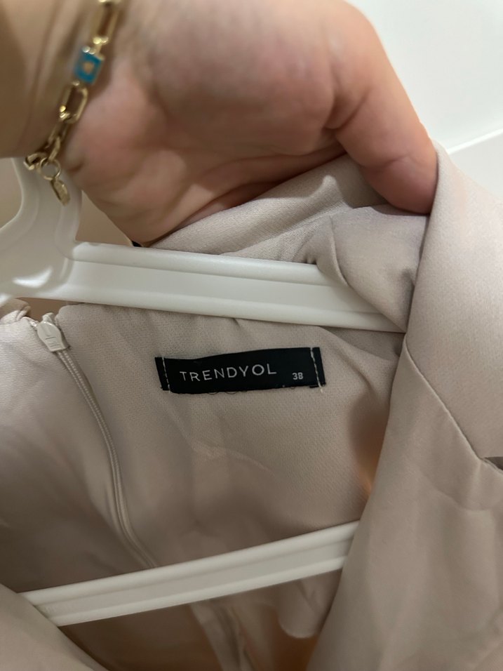 Kolsuz Midi Tulum, Bej, Kemerli - Görsel 2