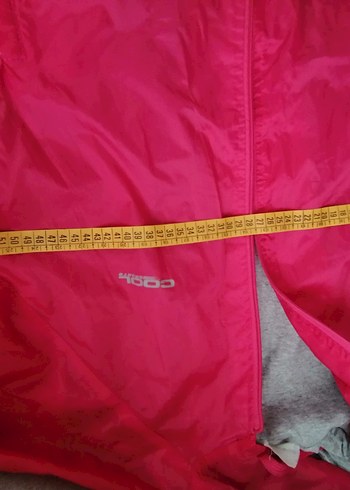 Kapüşonlu Pembe Yağmurluk - Görsel 4