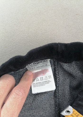 Lcw  çocuk Siyah kadife tayt - Görsel 2