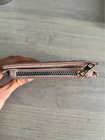  Beden açık pembe cüzdan pudra lila