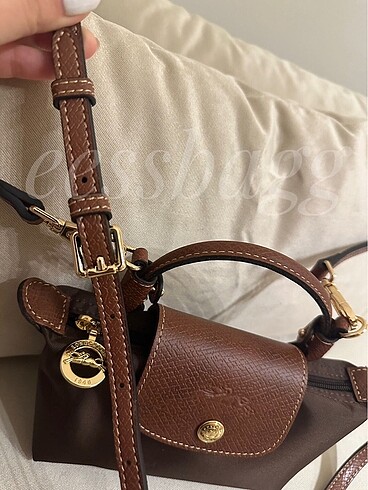 Longchamp Pouch Chocolate Mını