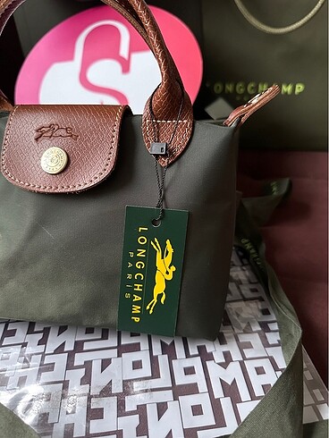 Beden haki Renk Çift Saplı Pouch (paketli gönderim)