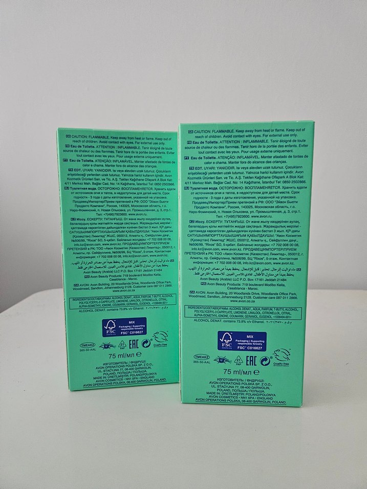 Avon Full Speed Electric Yeşil Erkek Parfümü - Görsel 2