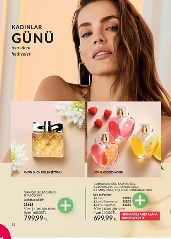 Avon Lov i u Kadın Parfümü - Görsel 4