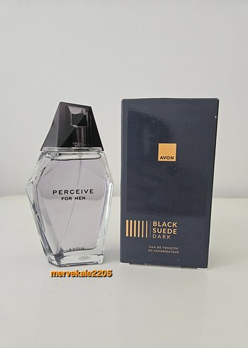 Avon Perceive For Men Black Suede Dark Parfüm