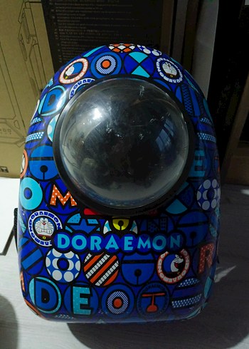 Renkli Doraemon Temalı Taşıma Kabı - Görsel 8