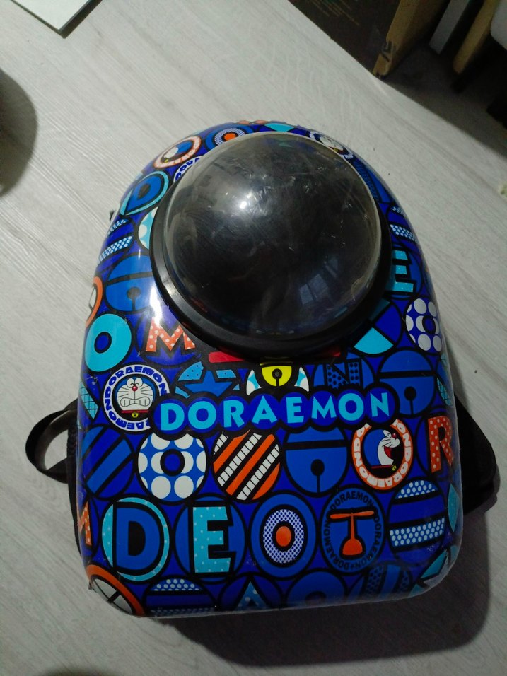 Renkli Doraemon Temalı Taşıma Kabı - Görsel 2