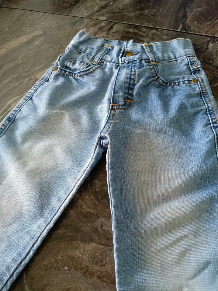 Erkek Çocuk Regular Fit Açık Mavi Kot Pantolon - Görsel 2