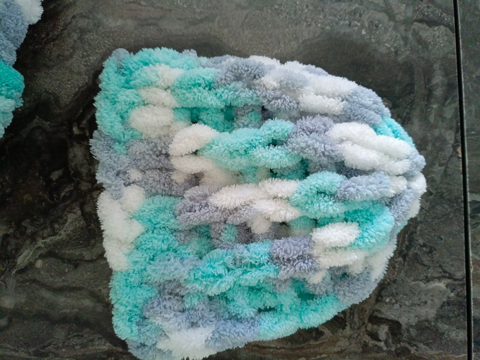 Çocuk Örgü Bere ve Atkı Seti - Görsel 5