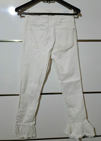 beyaz pantolon koton - Görsel 2