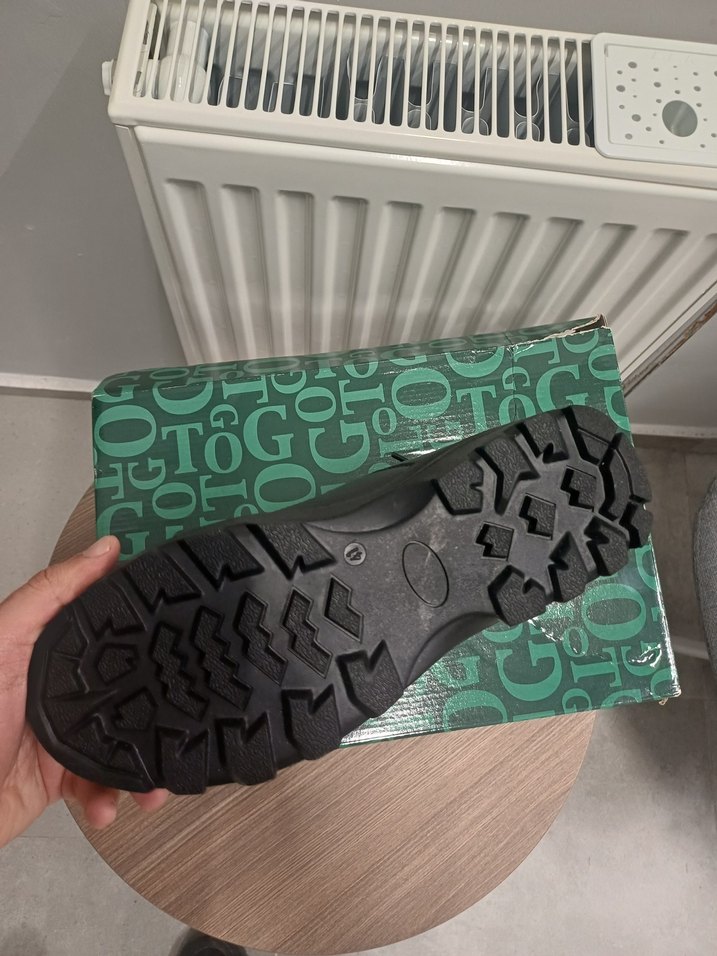 Siyah Bağcıklı Erkek Kauçuk Bot - Görsel 4