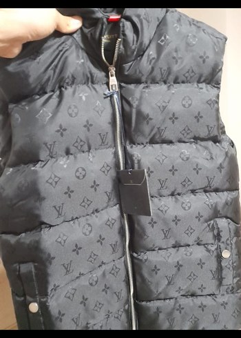 Siyah Yüksek Yakalı Fermuarlı Erkek Şişme Yelek - Görsel 3