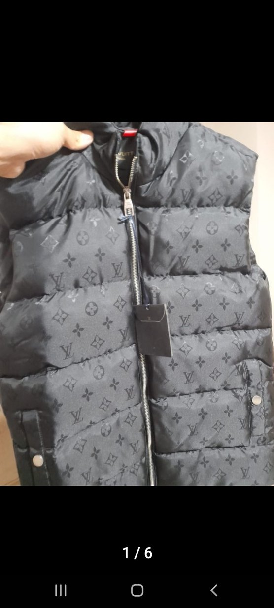 Siyah Yüksek Yakalı Fermuarlı Erkek Şişme Yelek - Görsel 3