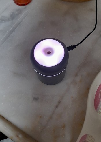 Renkli LED Işıklı Hava Temizleyici ve Nemlendirici - Görsel 3