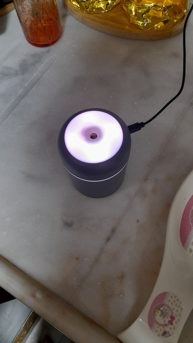 Renkli LED Işıklı Hava Temizleyici ve Nemlendirici - Görsel 3