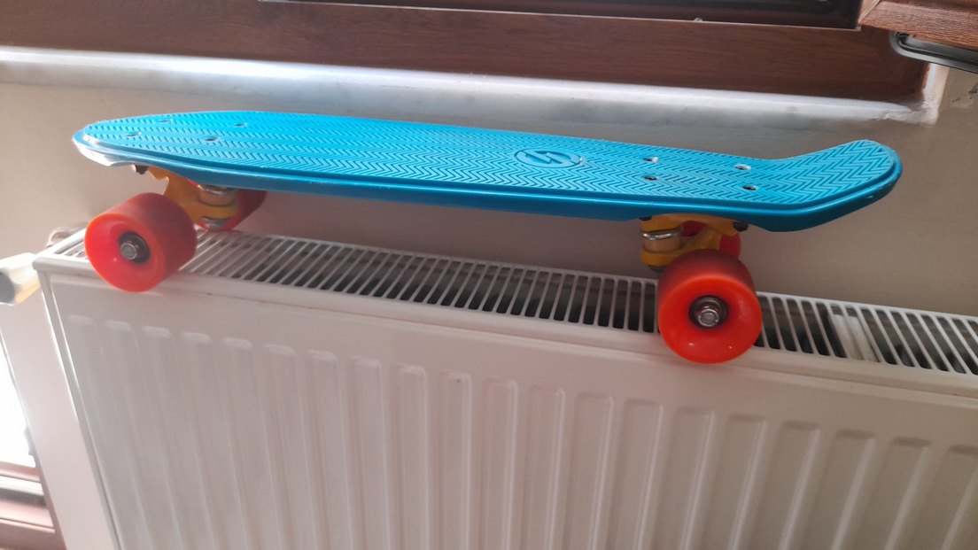 Renkli Mavi Çocuk Scooterı - Görsel 2