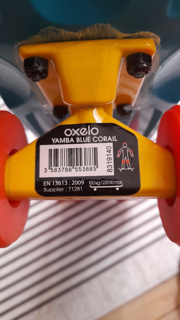 Renkli Mavi Çocuk Scooterı - Görsel 4