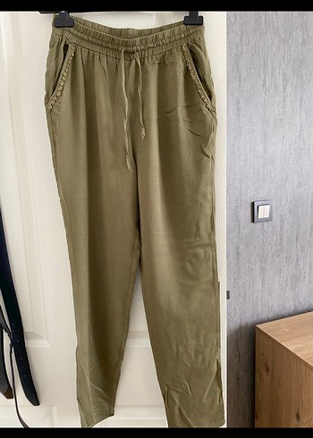 LC Waikiki Haki Salaş Kadın Pantolon