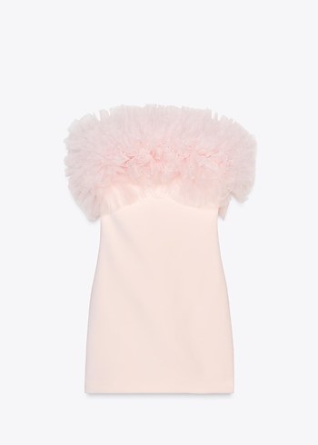 Pembe Mini Elbise