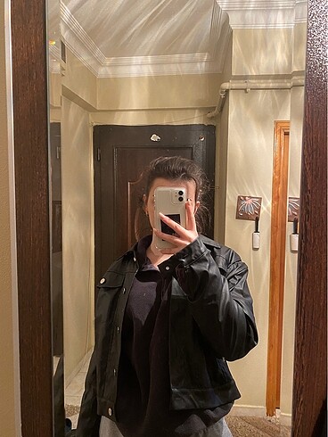 m Beden Oversize deri ceket