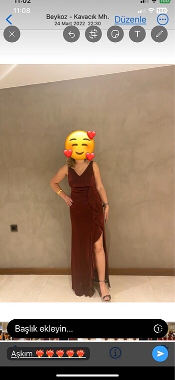 BORDO RENK ABİYE 38 BEDEN