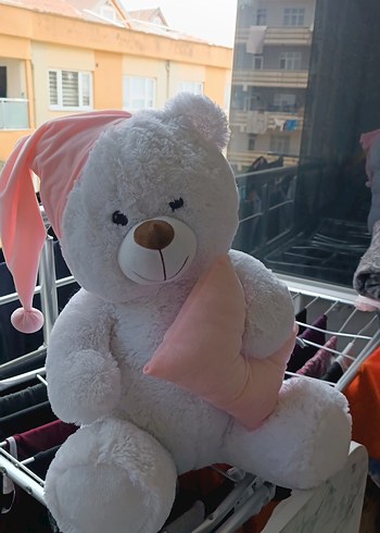 Diger Beyaz Peluş Ayıcık