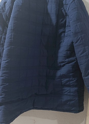 Mavi Erkek Kapitone Midi Mont - Görsel 2