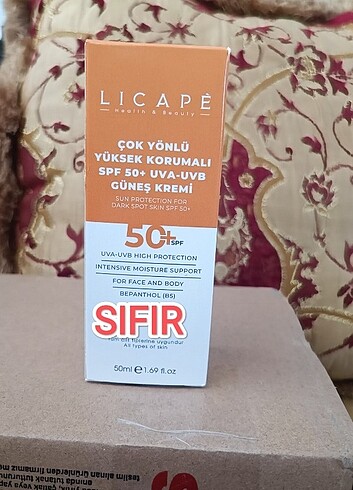 Licape güneş kremi (Sıfır)