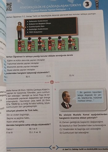 T.C. İnkılap Tarihi ve Atatürkçülük 8. Sınıf Soru Bankası - Görsel 2