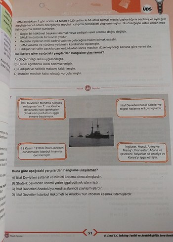 T.C. İnkılap Tarihi ve Atatürkçülük 8. Sınıf Soru Bankası - Görsel 3
