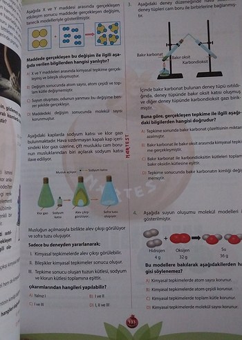 8.sınıf fen bilimleri soru bankası - Görsel 3