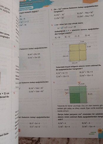 Fenomen 8. Sınıf Matematik Soru Bankası - Görsel 3