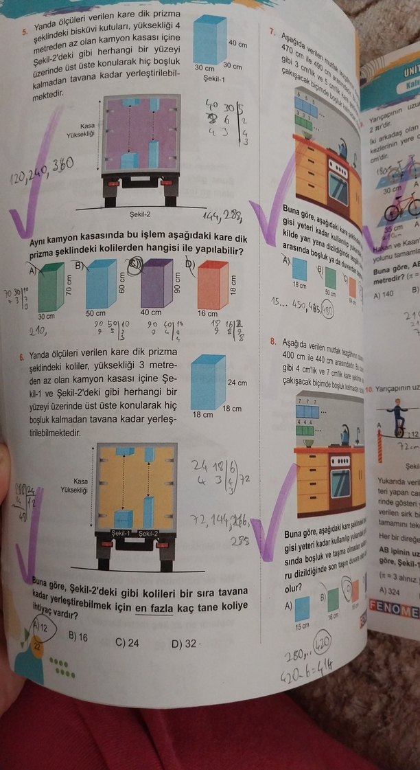 Fenomen 8. Sınıf Matematik Soru Bankası - Görsel 4